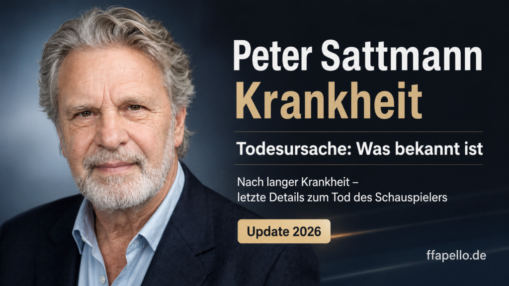 Peter Sattmann Krankheit